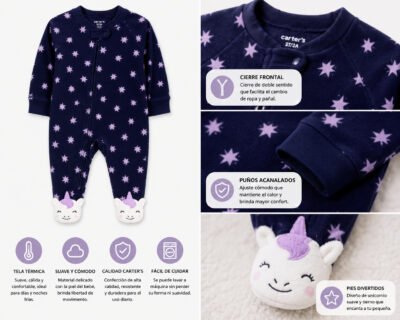 Mono Térmico Carter's para Niña – Talla 2