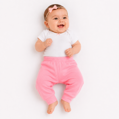 2026/03/571744.png Set de 4 Pantalones Jogger Garanimals para Bebita Talla 3/6 Meses