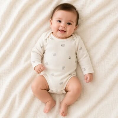 Set de 4 Bodys Carter’s para Bebita 6 Meses