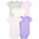 Set de 5 Bodys Carter's para Bebita – 6 Meses