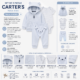 Set de 3 piezas para bebé Carter’s – 9 meses 🤍🐻