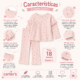 Conjunto Carter's para Bebita 18 Meses – 2 Piezas Floral Rosa