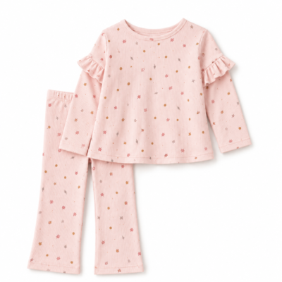 Conjunto Carter's para Bebita 18 Meses – 2 Piezas Floral Rosa
