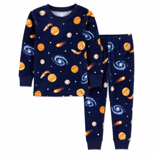Pijama Térmica Carters Estampado Espacial para Bebé de18 Meses