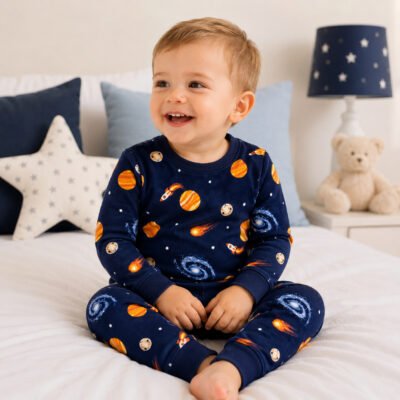 Pijama Térmica Carters Estampado Espacial para Bebé de18 Meses