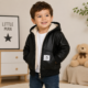 Chaqueta térmica con capucha para niño – Negra | 2-3 años
