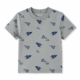 Camiseta Carter's para niño – Gris con estampado de cohetes | Talla 2T