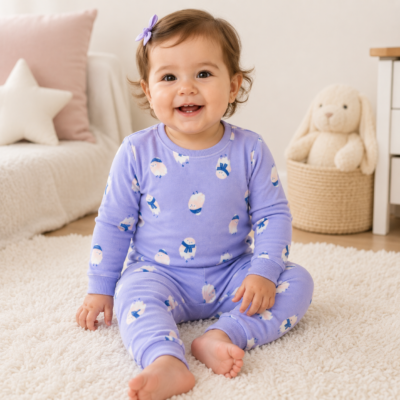 2026/04/1049130-1.png Pijama de 2 piezas para bebé – 18 meses 💜❄️