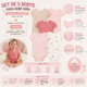 Set de 5 bodys Carter’s para bebé niña – 18 meses 🌸👶