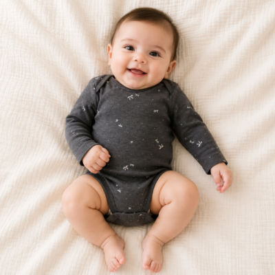 Set de 4 Bodys Carter's para Bebita 3 Meses