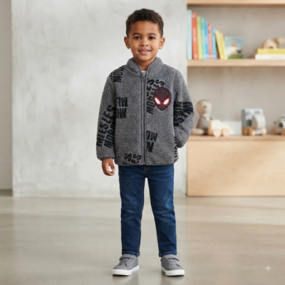 2026/05/1000152435.png Chaqueta de Polar Infantil Marvel Spider-Man Talla 4