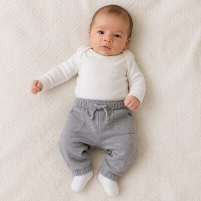 Pantalón Jogger Infantil Gris Cat & Jack – Recién Nacido