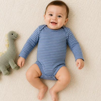 Set de 4 Bodies para Bebé Dinosaurios – Carter’s 9 Meses