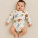 Set de 4 Bodies para Bebé Dinosaurios – Carter’s 9 Meses