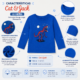 Camiseta Azul de Dinosaurio Manga Larga – Cat & Jack 12 Meses