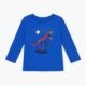 Camiseta Azul de Dinosaurio Manga Larga – Cat & Jack 12 Meses