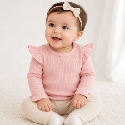 Set de 3 Busitos Manga Larga para Bebita 6 Meses – Little Planet by Carter's