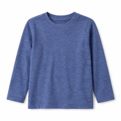Buso Ligero Cat & Jack de Manga Larga para Niño – Azul Jaspeado | Talla 4