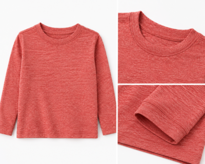 Buso Ligero Cat & Jack de Manga Larga para Niño – Coral Jaspeado | Talla 5