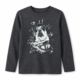 Buso Ligero Cat & Jack con Estampado Bulldog DJ para Niño – Gris Oscuro | Talla 4