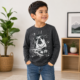 Buso Ligero Cat & Jack con Estampado Bulldog DJ para Niño – Gris Oscuro | Talla 4