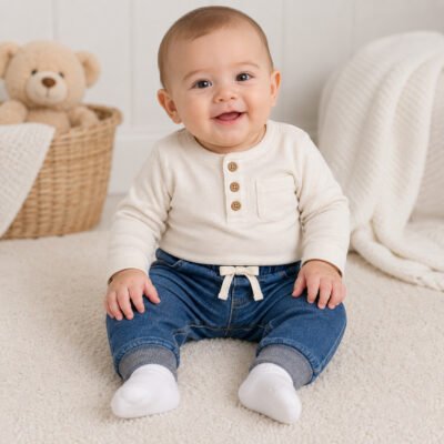 Pantalón Jogger de Mezclilla para Bebé Recién Nacido – Cat & Jack