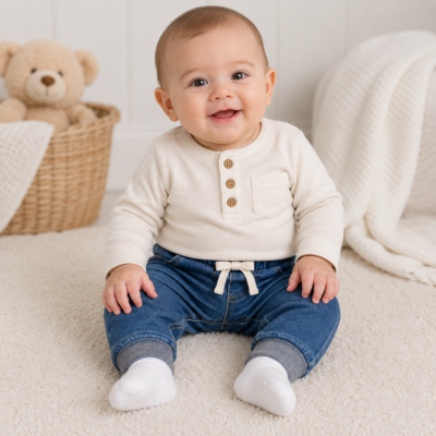 Pantalón Jogger de Mezclilla para Bebé Recién Nacido – Cat & Jack