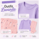 Outfit Lavanda Cat & Jack® para Bebé | 2 Piezas | 12 Meses