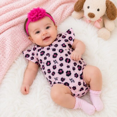 Conjunto Bebe Baby de 3 Piezas para Bebé Niña 3 a 6 Meses