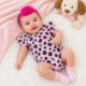 Conjunto Bebe Baby de 3 Piezas para Bebé Niña 3 a 6 Meses