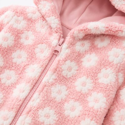 Mono Afelpado CARTER'S para Bebita con Capucha | 6 Meses