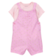 Conjunto Carter's para Bebita 3 Meses | Camiseta y Overol Rosa