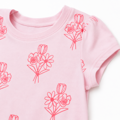 Camiseta Cat & Jack para Niña 18 Meses con Estampado Floral