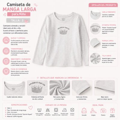 Blusa Carter’s para Niña 2 Años