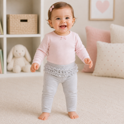 Set de 2 Licras Carter's Dulces Detalles para bebita 18 meses
