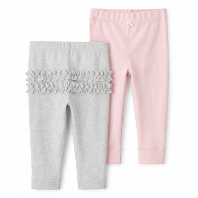 Set de 2 Licras Carter's Dulces Detalles para bebita 18 meses
