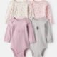 Set de 4 Bodys Carter's para Bebita 24 Meses