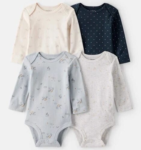 Set de 4 Bodys Carter's para Bebita 24 Meses