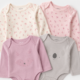 Set de 4 Bodys Carter's para Bebita 24 Meses