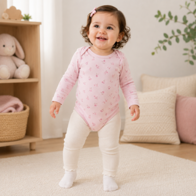 Set de 4 Bodys Carter's para Bebita 24 Meses