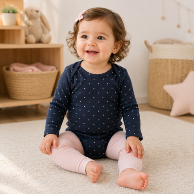Set de 4 Bodys Carter's para Bebita 24 Meses