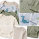 Set de 4 Bodies Carter's para Bebé Niño 12 Meses