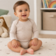 Set de 4 Bodies Carter's para Bebé Niño 12 Meses