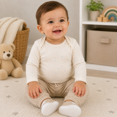 Set de 4 Bodies Carter's para Bebé Niño 12 Meses