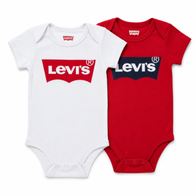 2026/07/677446.png Pack de 2 Bodys Levi's para Bebé Recién Nacido 0-6 Meses