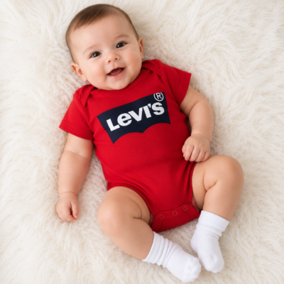 2026/07/678214.png Pack de 2 Bodys Levi's para Bebé Recién Nacido 0-6 Meses