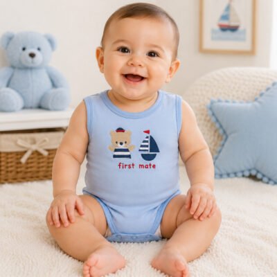 Set de 3 Bodys Duck Duck Goose para Bebé Niño 6-9 Meses