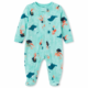 Pijama Enterizo Child of Mine by Carter's para Bebé Niña | Sirenas y Ballenas | 12 Meses