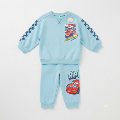 Conjunto Disney Pixar Cars para Niño | Buzo y Pantalón | Rayo McQueen | 24 Meses