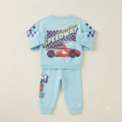 Conjunto Disney Pixar Cars para Niño | Buzo y Pantalón | Rayo McQueen | 24 Meses
